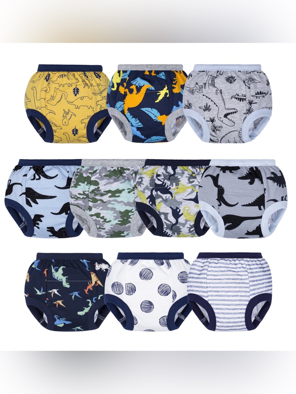 10 pack of BIG ELEPHANT Training Pants for Boys NEW 12m